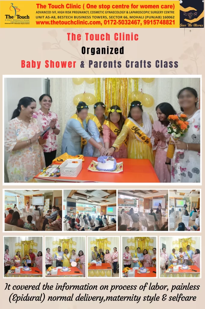 The Touch Clinic Organized Baby Shower & Parents Crafts Class